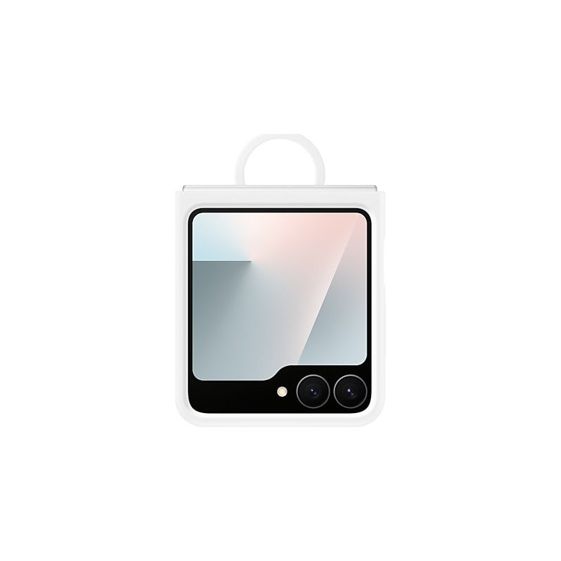 Samsung F766 Z Flip 7 FE Silicone Ring Case White EF-PF741TW